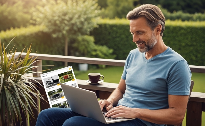 Find den brugt el ladcykel til salg online